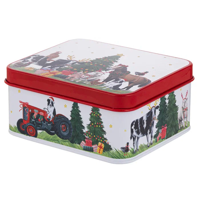 Ashdene Christmas at the Farm Biscuit Tin