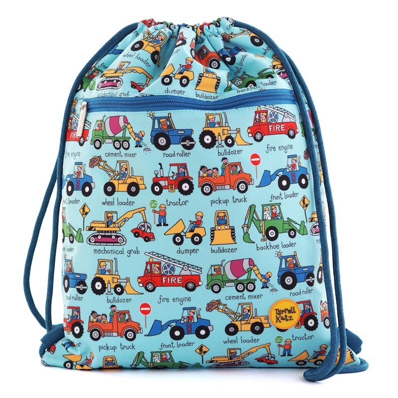 Trucks Waterproof Drawstring Bag