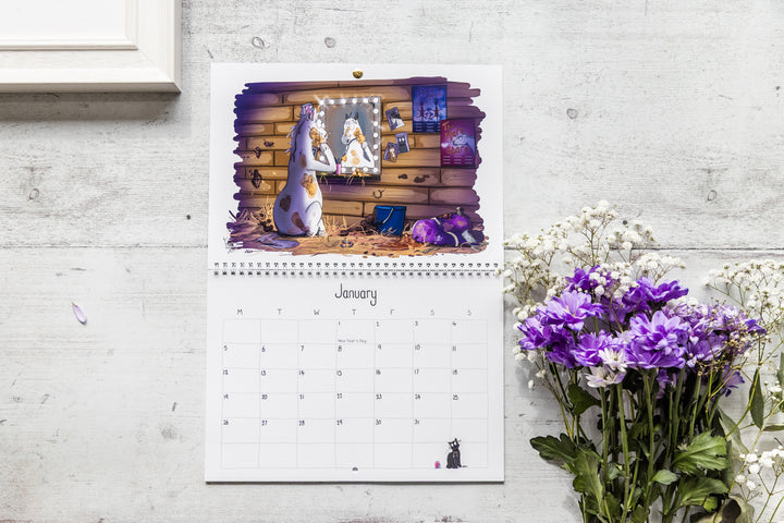 Emily Cole Illustrations – 2026 Horse Wall Calendar