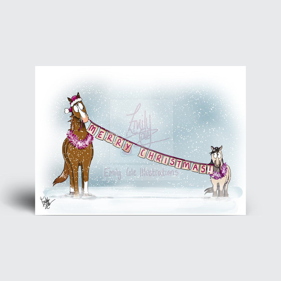 Emily Cole Companion Pony Christmas Cards