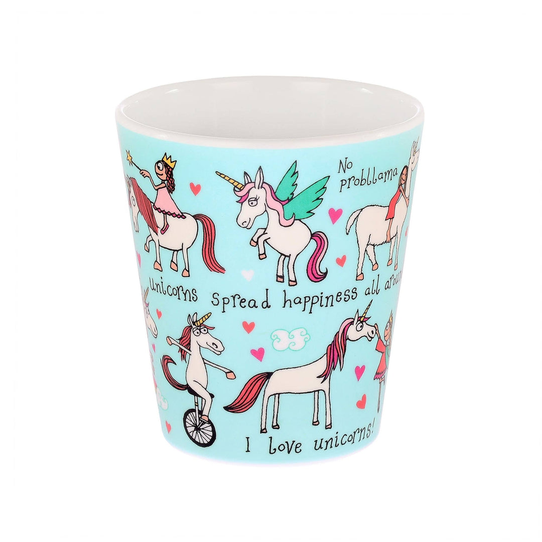 Kids Unicorn Melamine Beaker