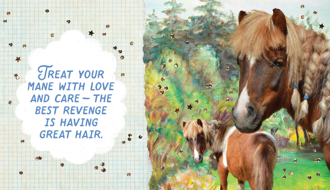 Very small horses living their greatest lives