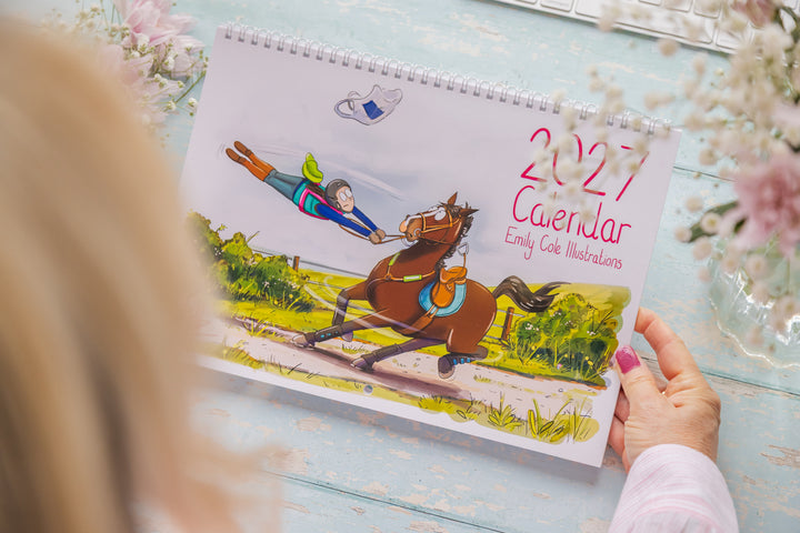 Emily Cole Illustrations – 2027 Horse Wall Calendar