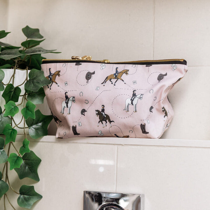 Emily Cole "Dressage" Pencil Case / Makeup Case / Wash Bag