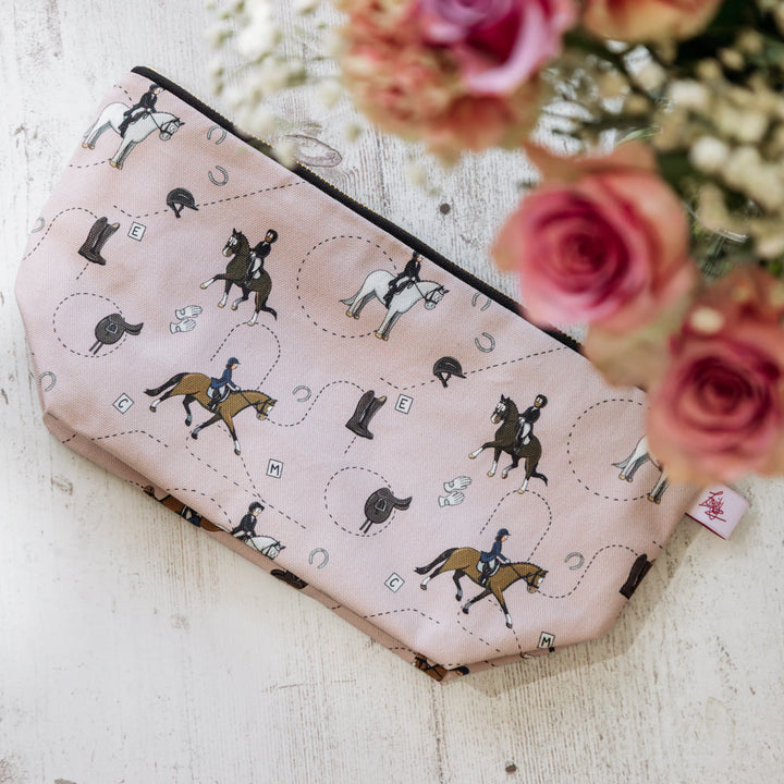 Emily Cole "Dressage" Pencil Case / Makeup Case / Wash Bag