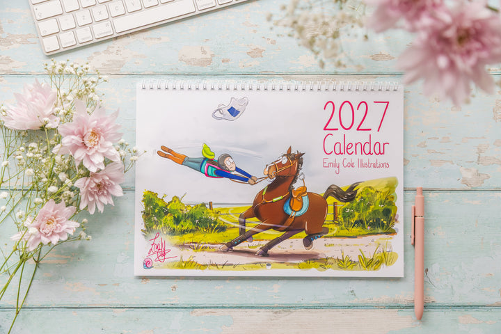 Emily Cole Illustrations – 2027 Horse Wall Calendar