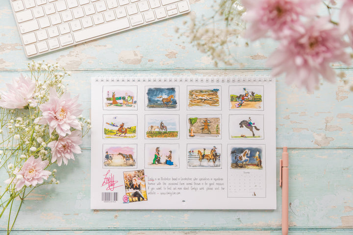 Emily Cole Illustrations – 2027 Horse Wall Calendar