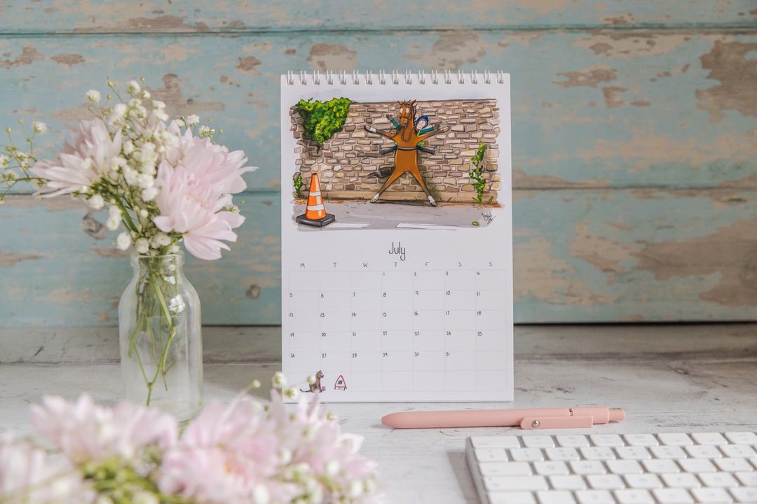 Emily Cole Illustrations – 2027 Horse Desk Calendar