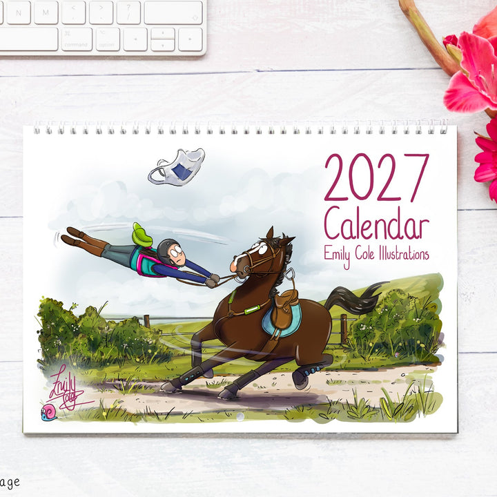 Emily Cole Illustrations – 2027 Horse Wall Calendar