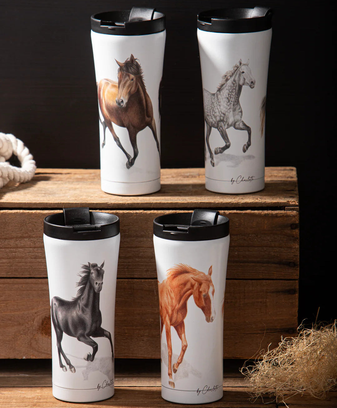 Ashdene Horses by Charlotte Bay Travel Mug
