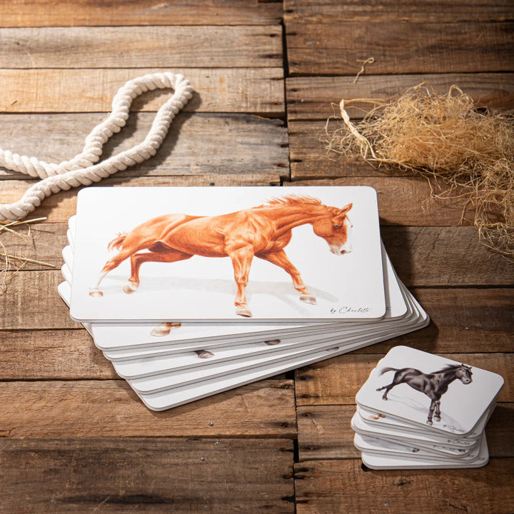 Ashdene Horses by Charlotte 6 Pack Placemats