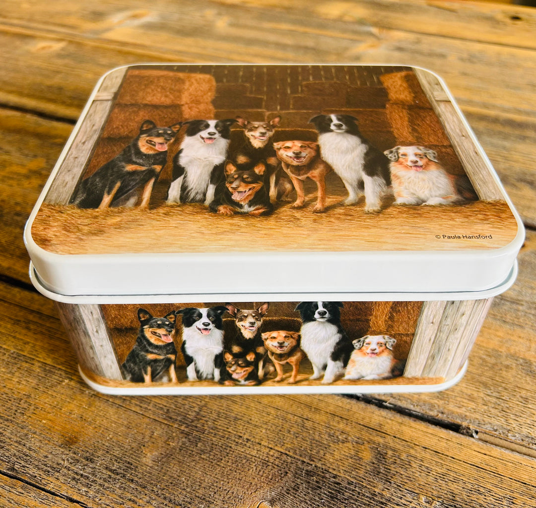 Ashdene Working Dogs Biscuit Tin