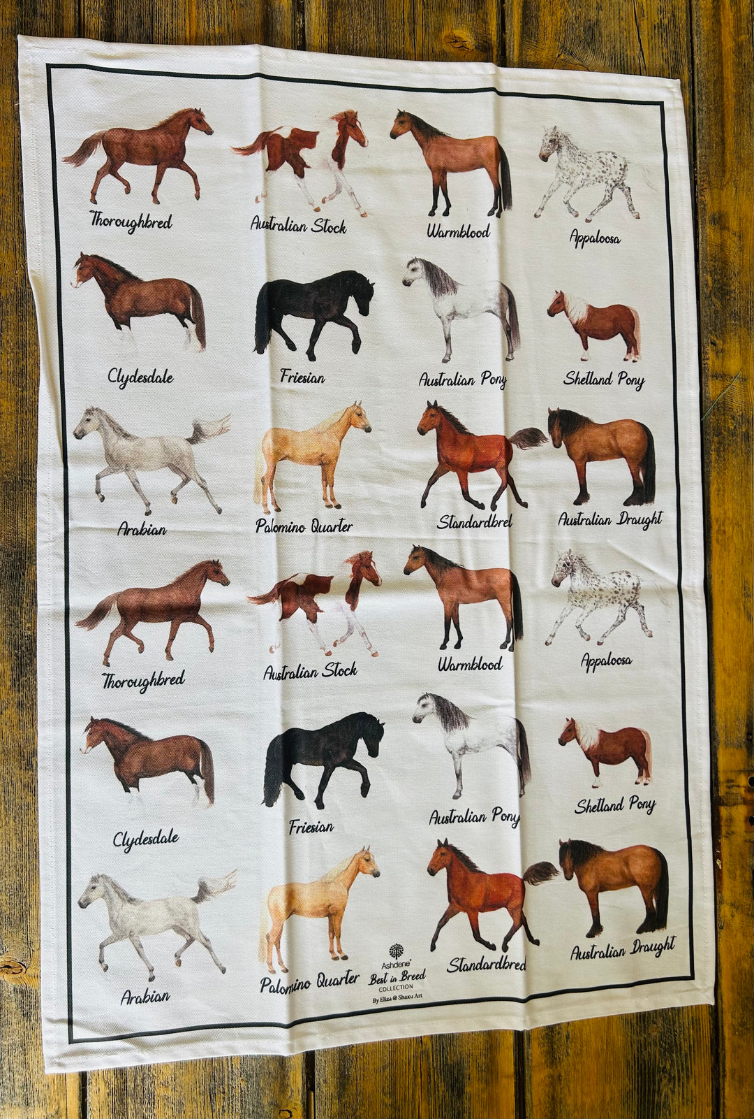 Ashdene Best in Breed Horses 2 Pack Tea Towels