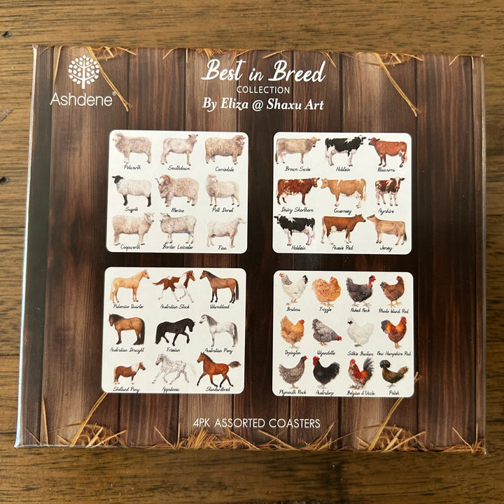 Ashdene Best in Breed 6 Pack Coasters