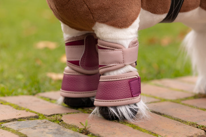 LeMieux Toy Pony Mesh Brushing Boots Blackberry