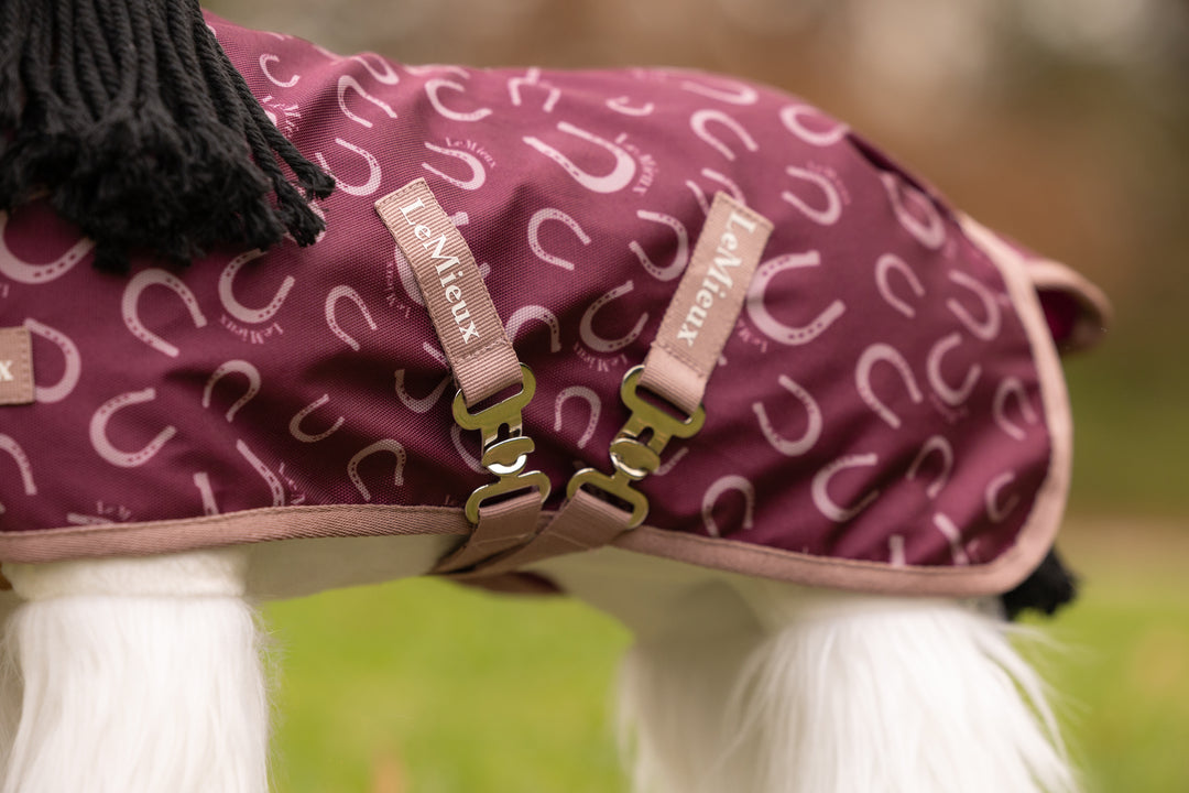 LeMieux Toy Pony Printed Ripstop Rug Blackberry