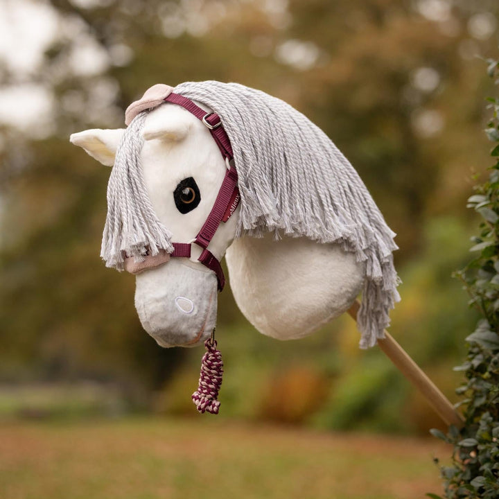 Hobby Horse Vogue Headcollar &amp; Leadrope Blackberry