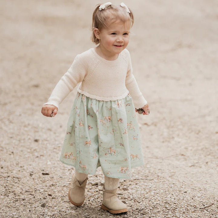 Winnie Knitted Bodice Dress