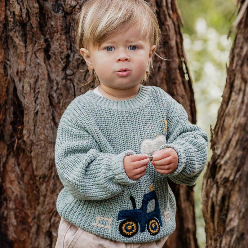 Hunter Tractor Organic Knitted Knitted Jumper