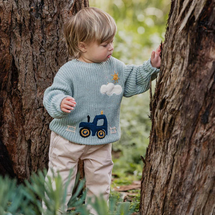 Hunter Tractor Organic Knitted Knitted Jumper