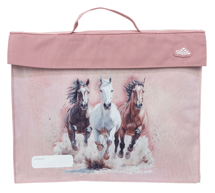 Spencil Wild Horses Library Bag