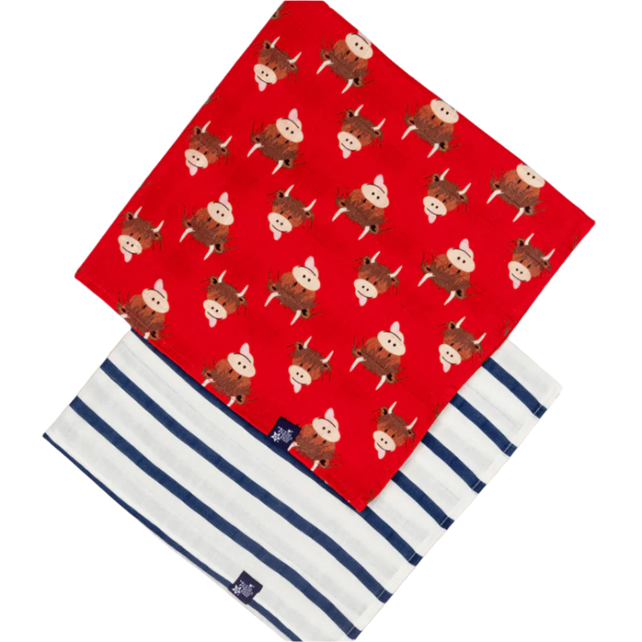 Hamish Highland Cow Muslin Squares