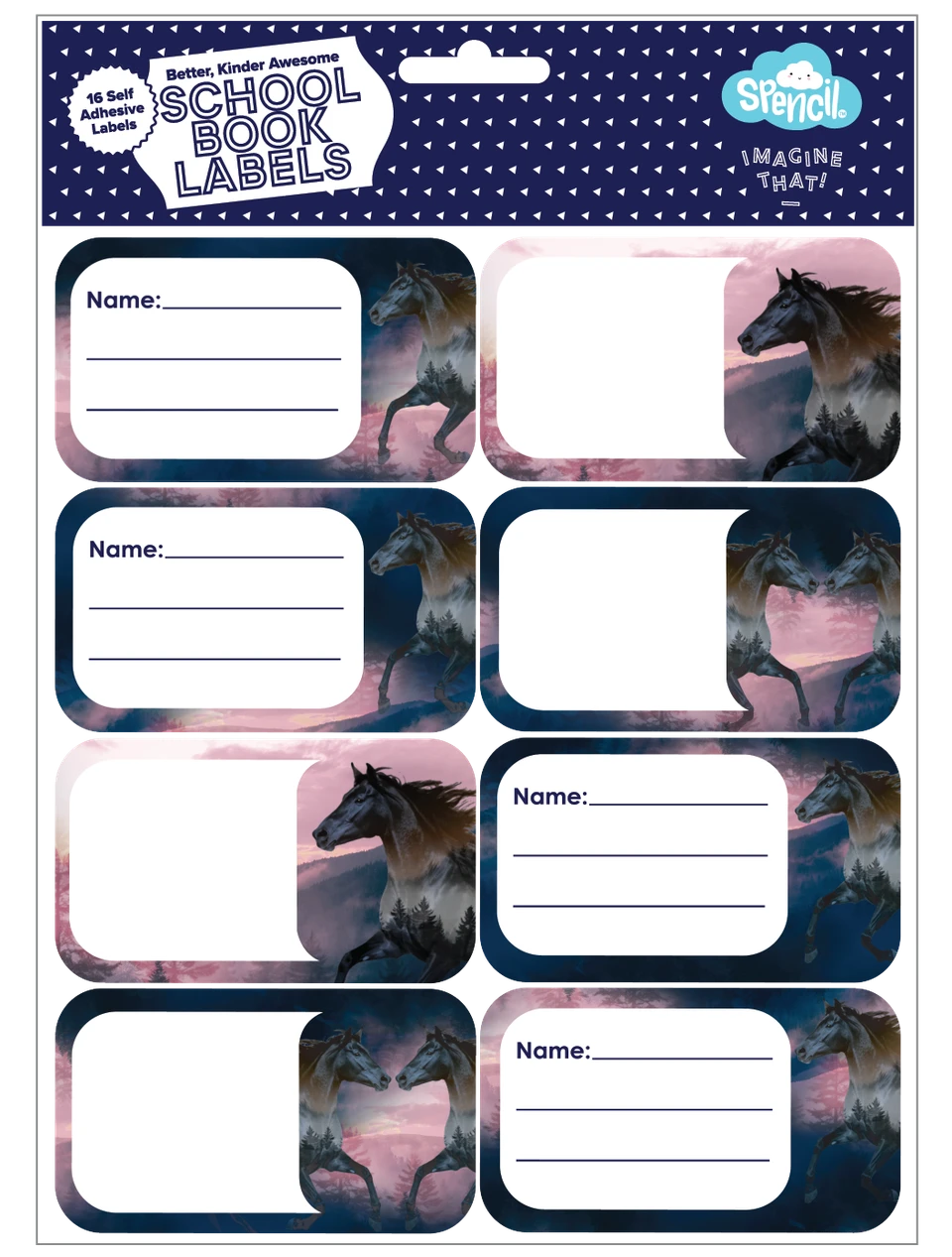 Spencil Twilight Book Labels