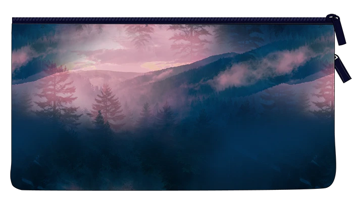 Spencil Twilight Twin Zip Pencil Case