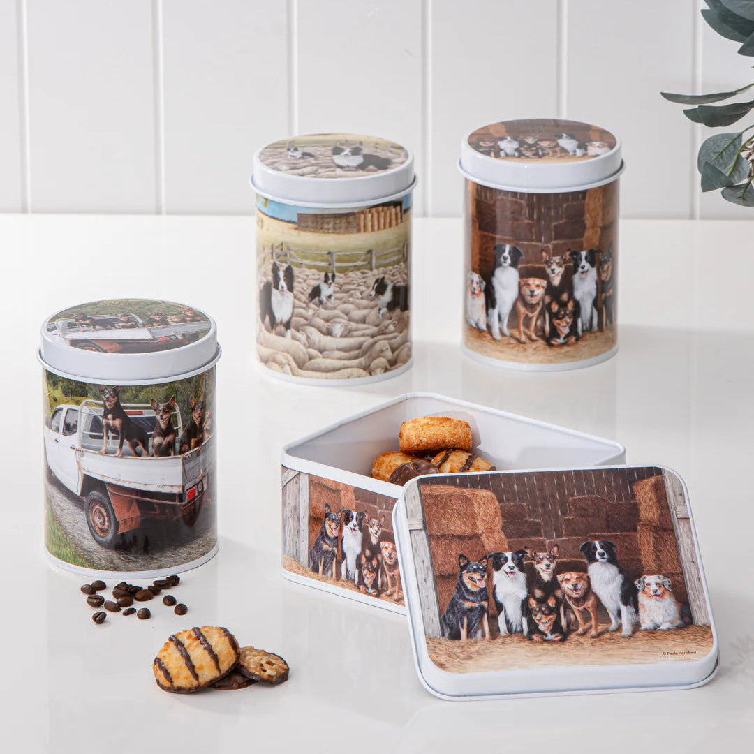 Ashdene Working Dogs 3pc Canister Set