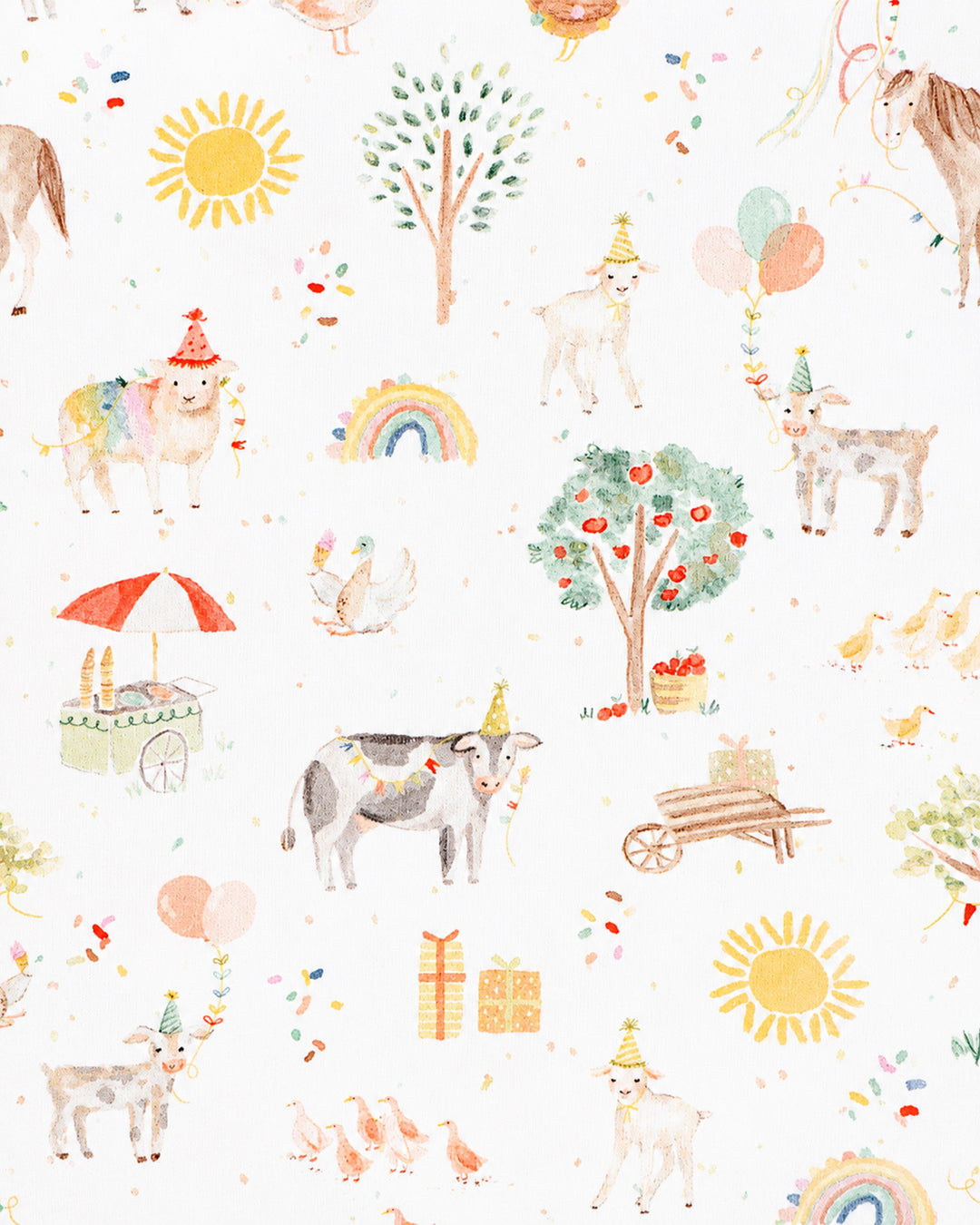 BeBe by Minihaha Scout Print Organic Bunny Rug