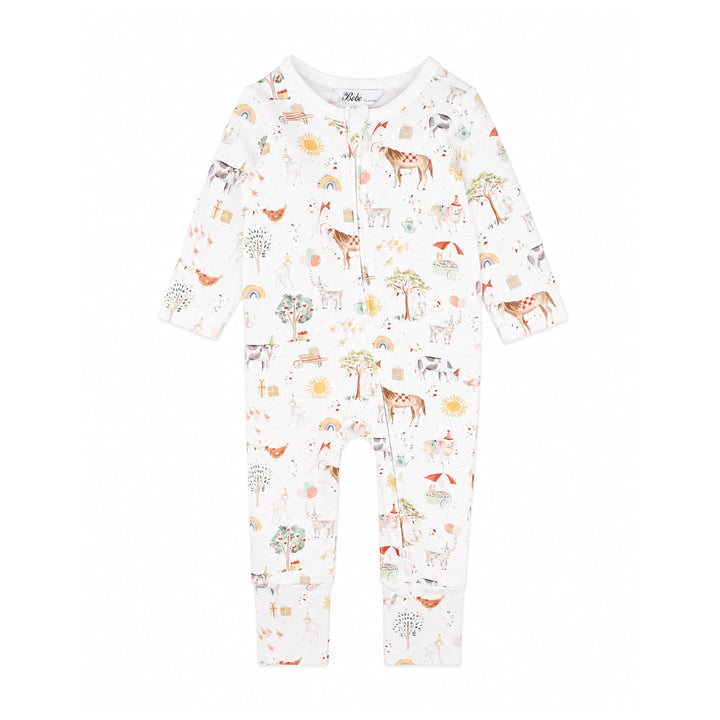 Bebe by Minihaha Scout Organic LS Zipsuit