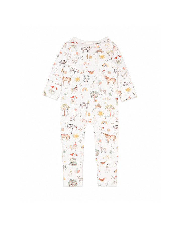 Bebe by Minihaha Scout Organic LS Zipsuit
