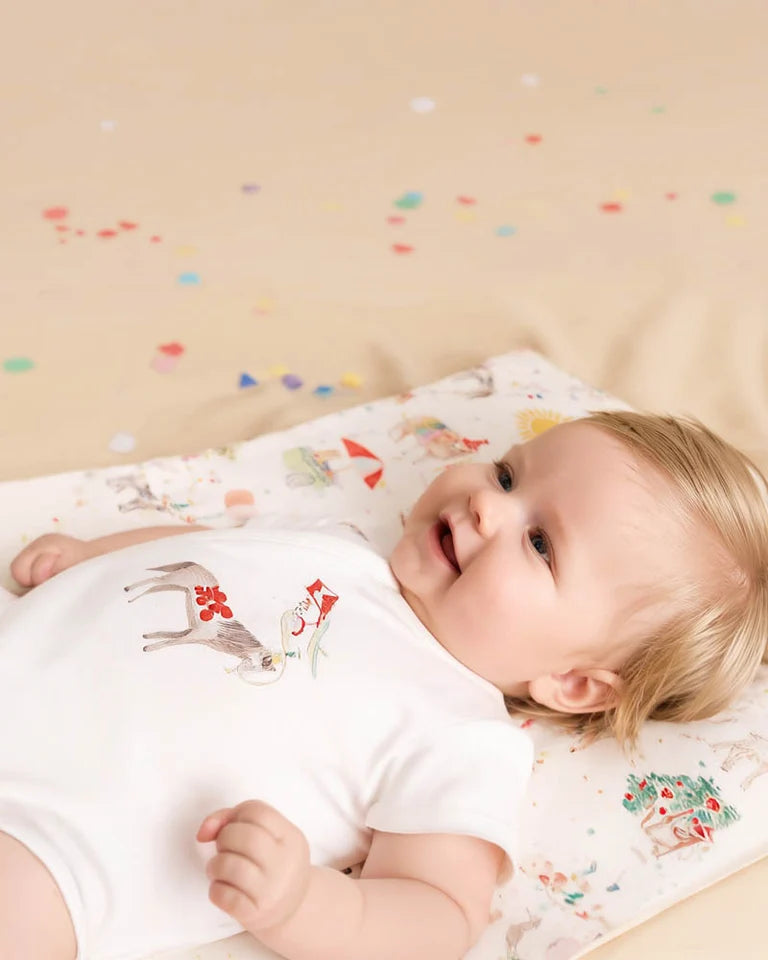Bebe by Minihaha Scout Organic SS Horse Zip Romper