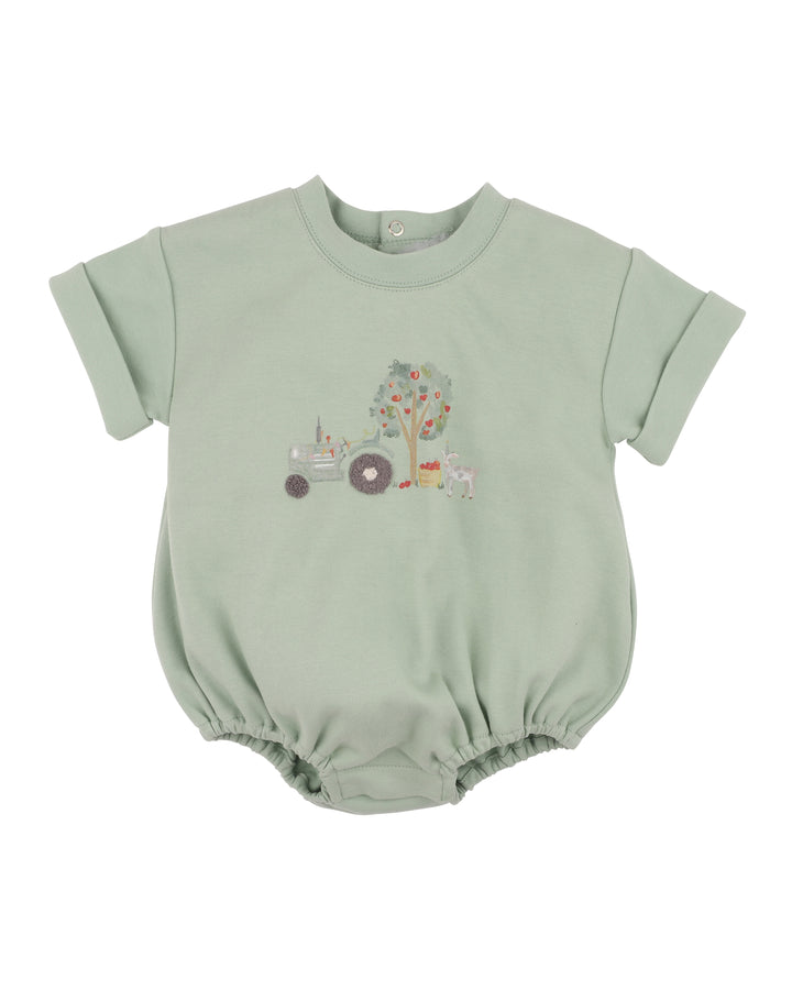 Bebe by Minihaha Scout Organic Tractor Oversized BodySuit