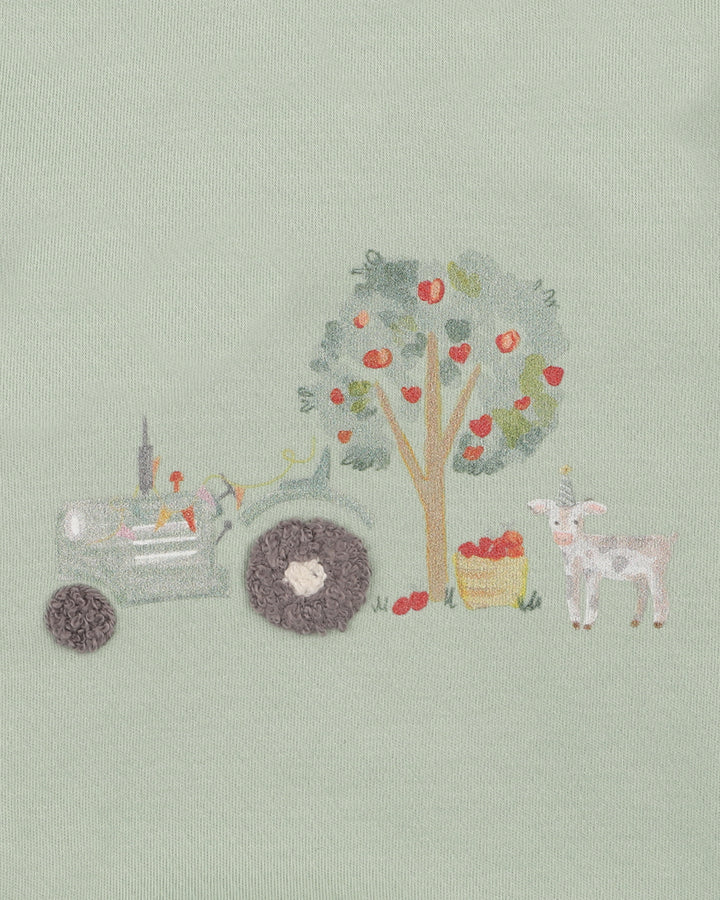 Bebe by Minihaha Scout Organic Tractor Oversized BodySuit