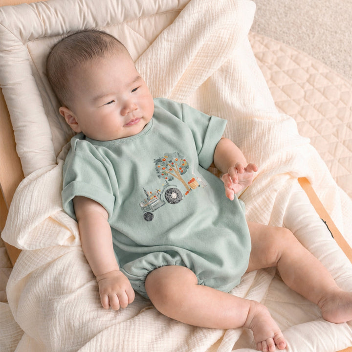 Bebe by Minihaha Scout Organic Tractor Oversized BodySuit