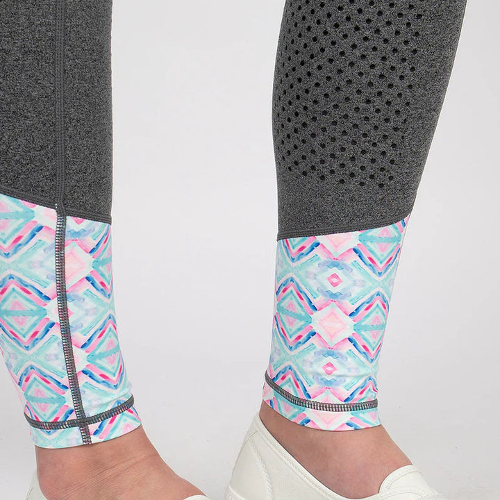 Youth Performance Riding Tights - Azure