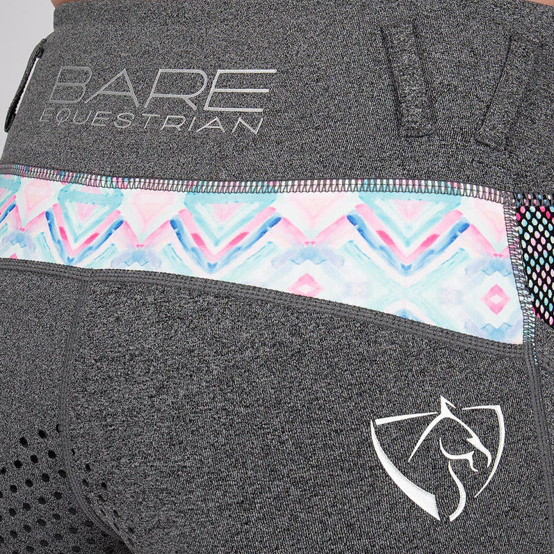 Youth Performance Riding Tights - Azure