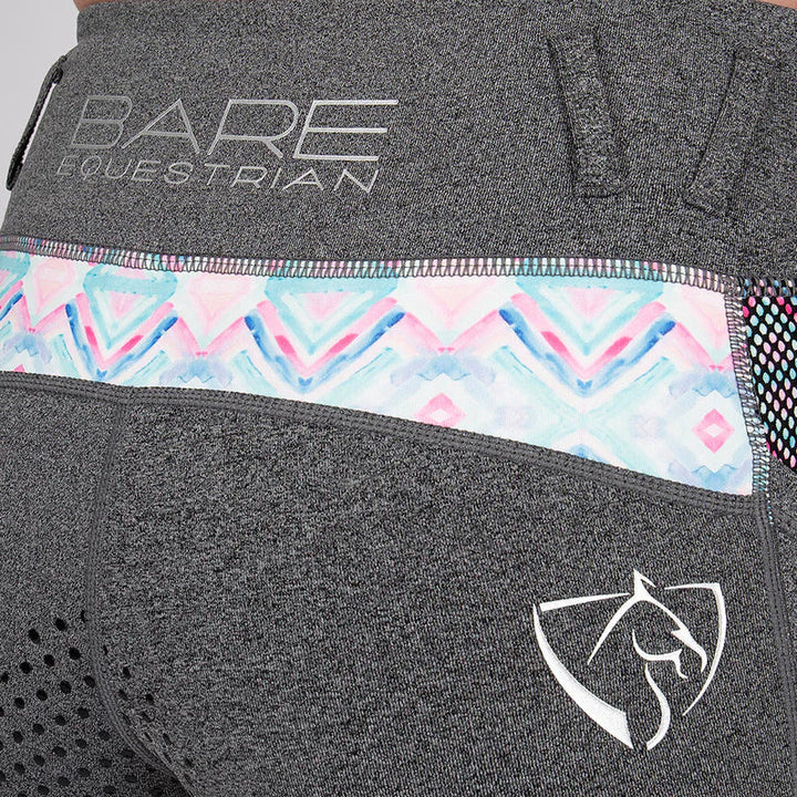 Youth Performance Riding Tights - Azure
