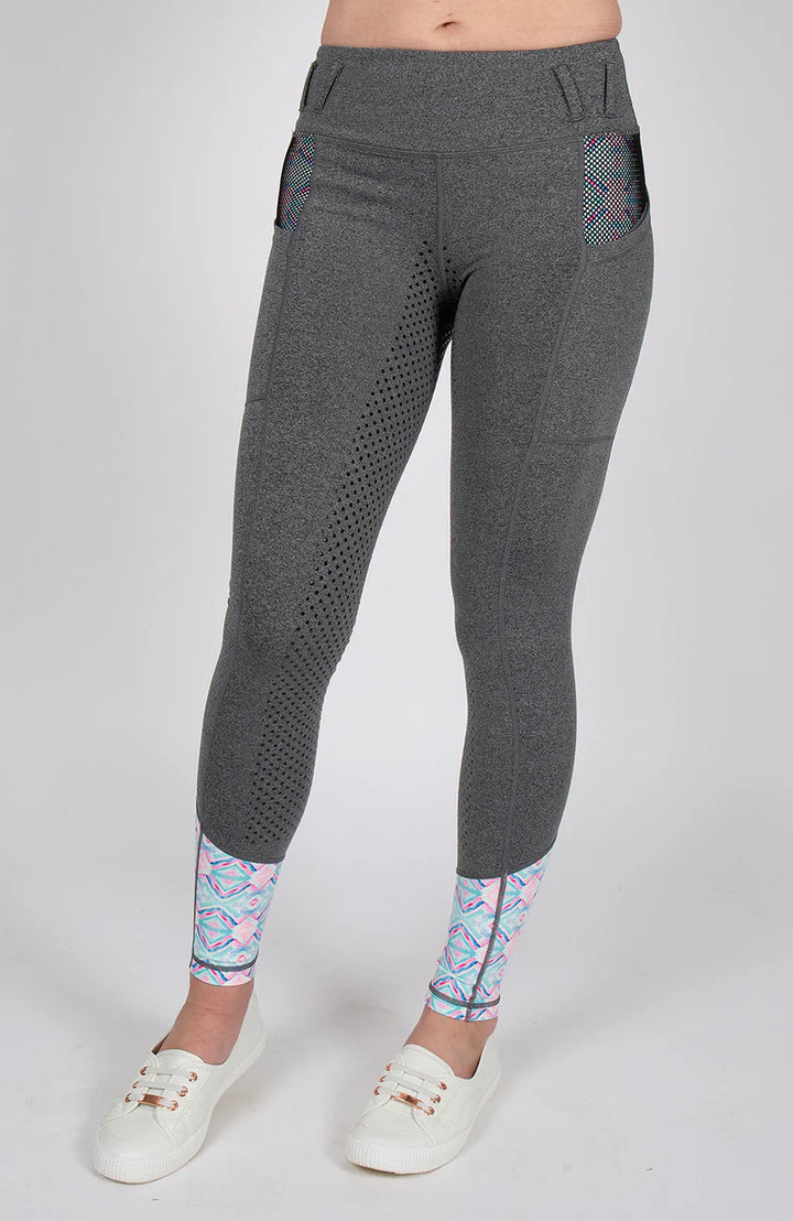 Youth Performance Riding Tights - Azure