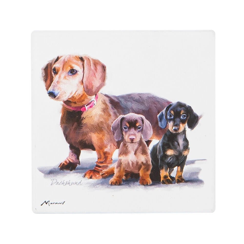 Ashdene Puppy Love Dachshund Coaster - The Glamorous Grub