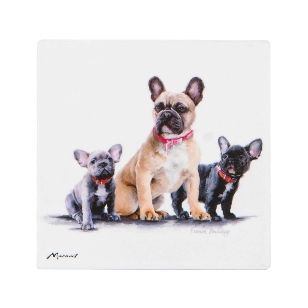 Ashdene Puppy Love French Bulldog Coaster - The Glamorous Grub