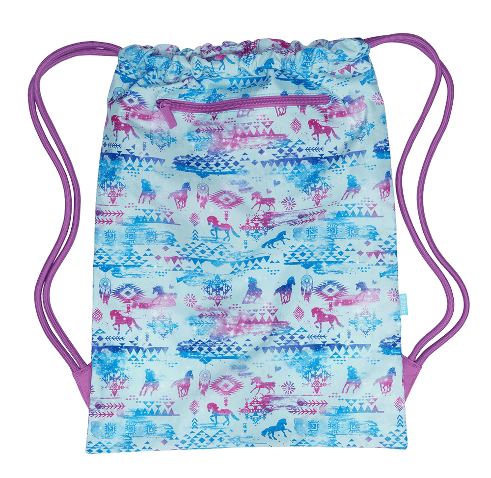 Aztec Horse Drawstring Bag - The Glamorous Grub