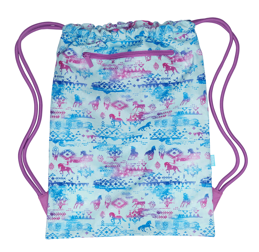 Aztec Horse Drawstring Bag - The Glamorous Grub