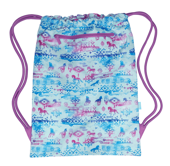 Aztec Horse Drawstring Bag - The Glamorous Grub