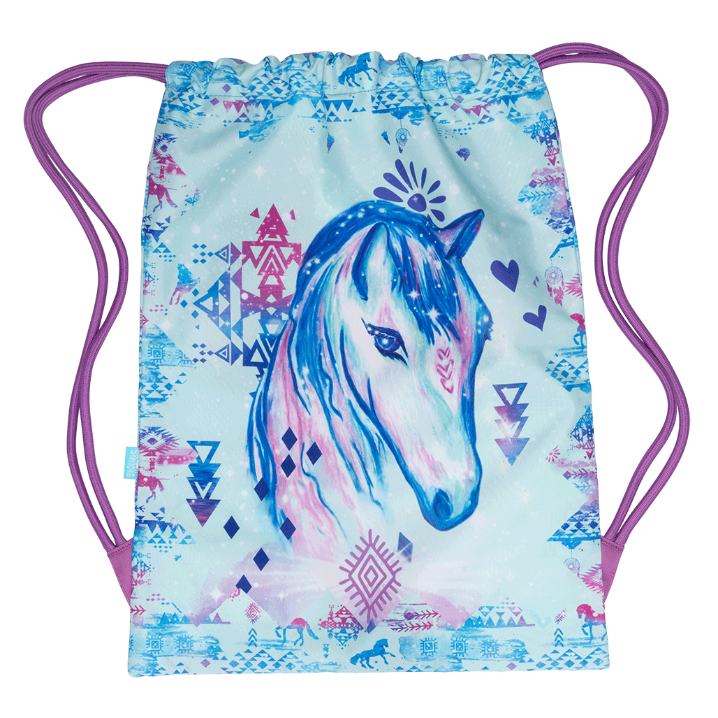 Aztec Horse Drawstring Bag - The Glamorous Grub