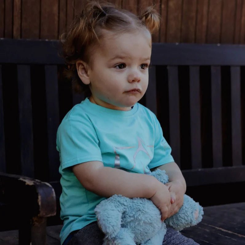 BARE Babes T-Shirt - Twilight Teal - The Glamorous Grub