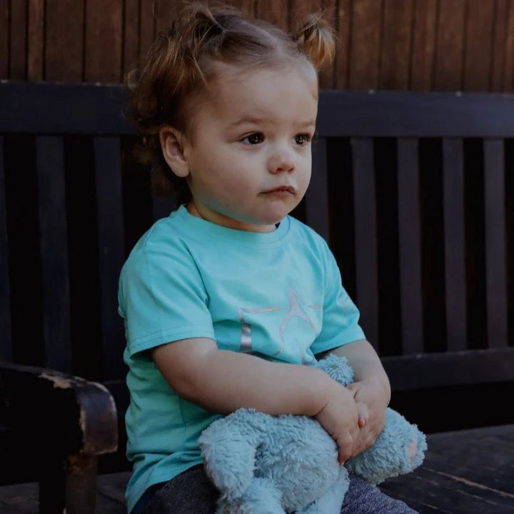 BARE Babes T-Shirt - Twilight Teal - The Glamorous Grub