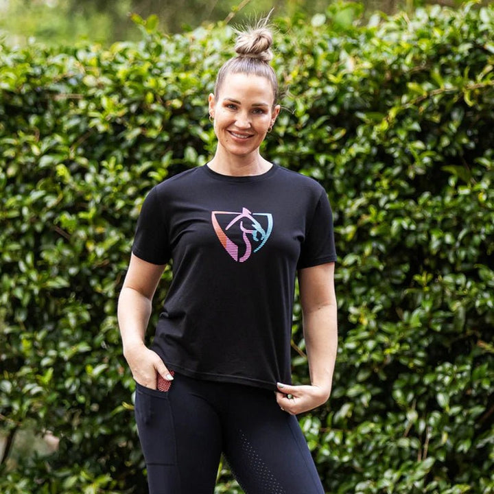BARE Neon Logo T-Shirt - Black - The Glamorous Grub