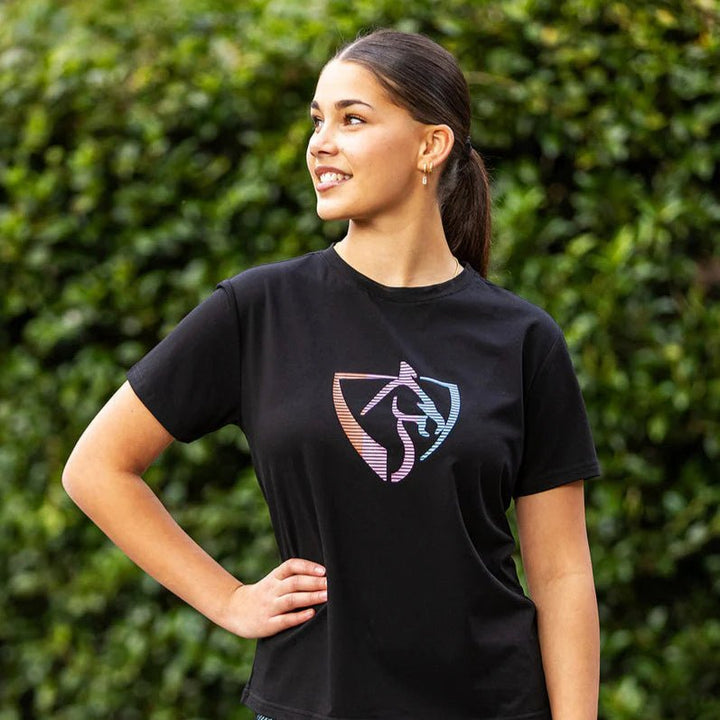 BARE Neon Logo T-Shirt - Black - The Glamorous Grub